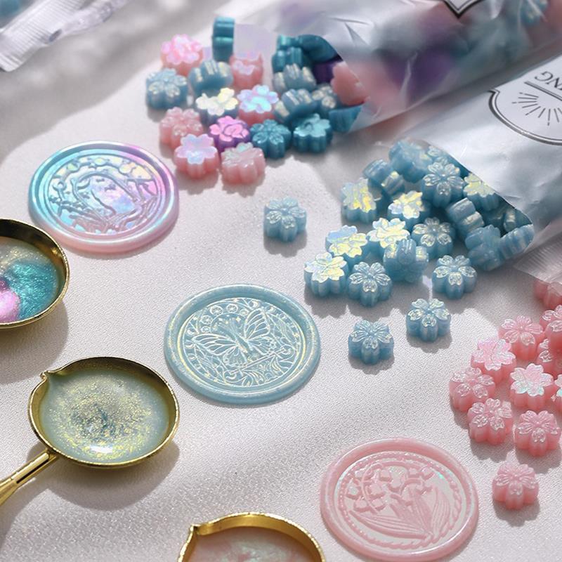 90pcs/bag Glitter Aurora Wax S - Wedding Sutra recension och pris