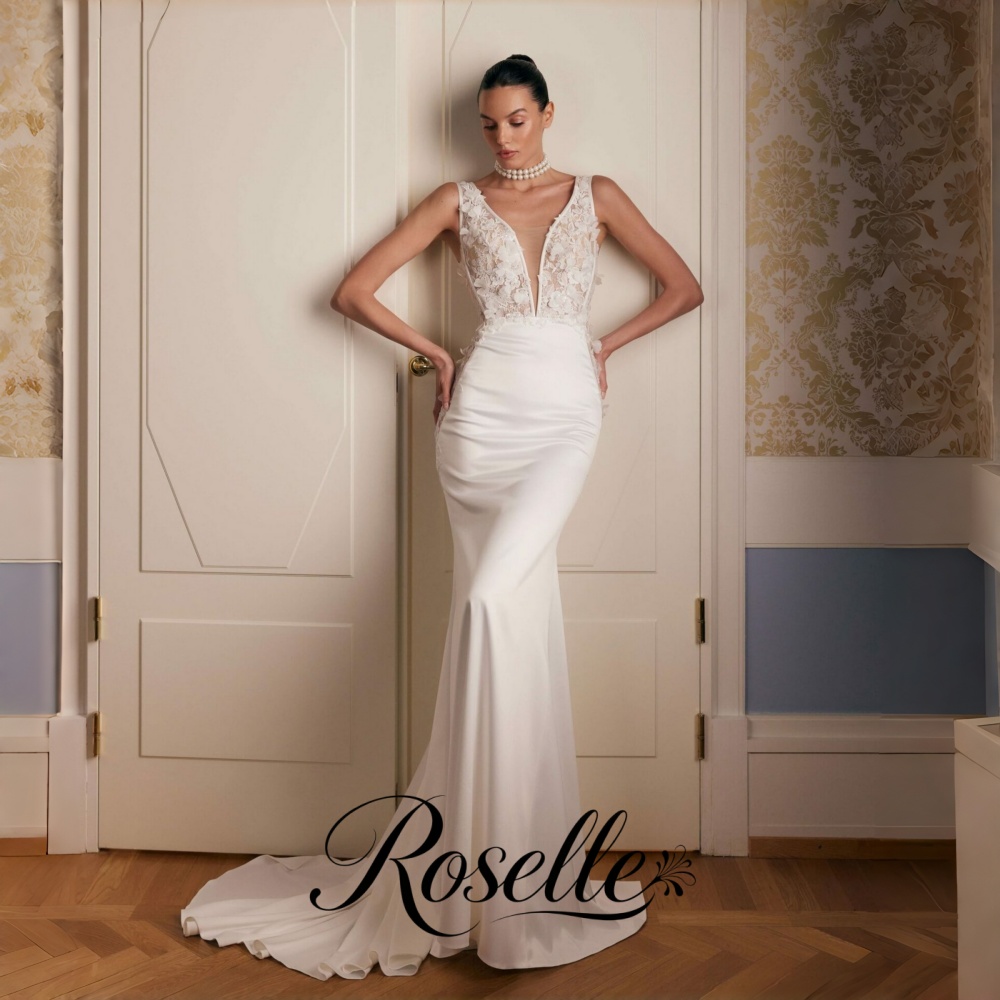 ROSELLE Lace V- Neck Mermaid W - Wedding Qw recension och pris