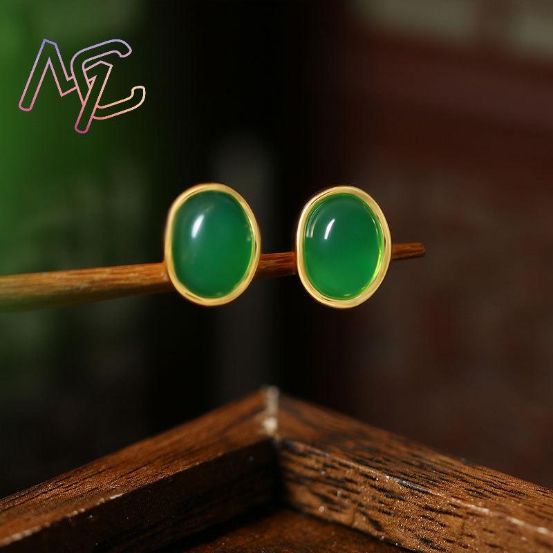 Green Natural Jade Earrings Ta - Wedding Yes recension och pris