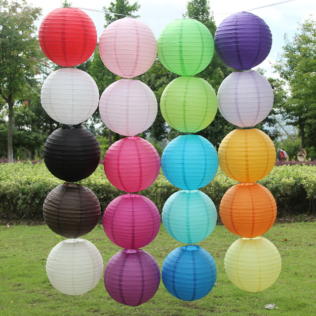 Blue Color China Paper Lantern - Wedding Event Supply recension och pris