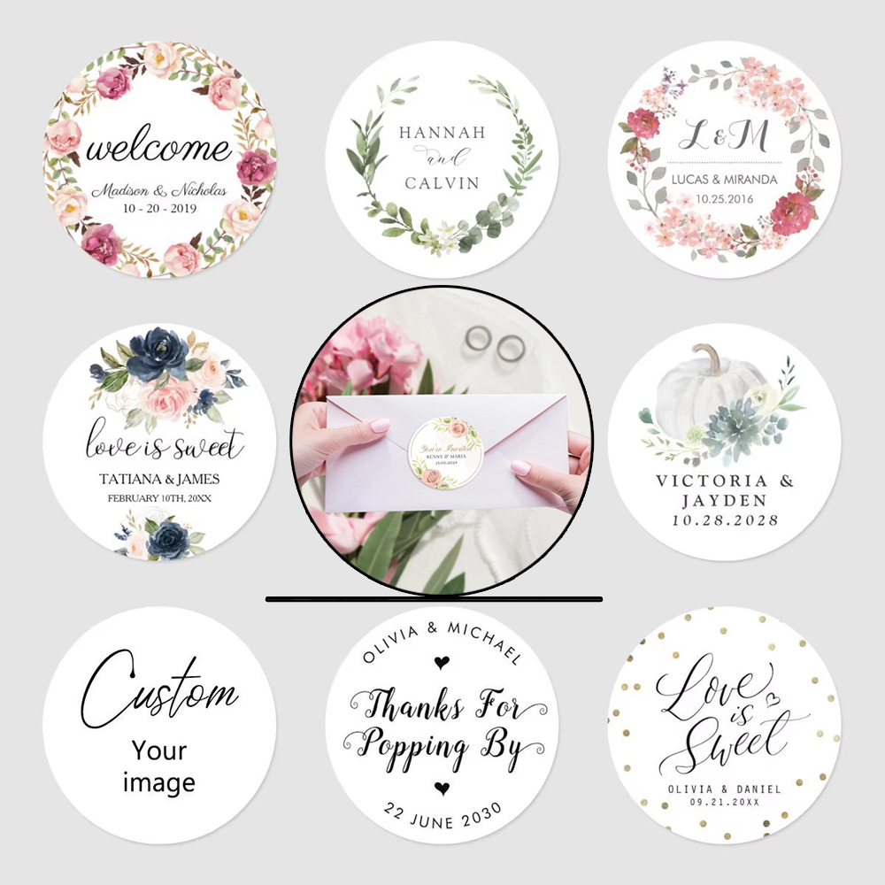 Customized Stickers for Weddin - Wedding Event Supply recension och pris