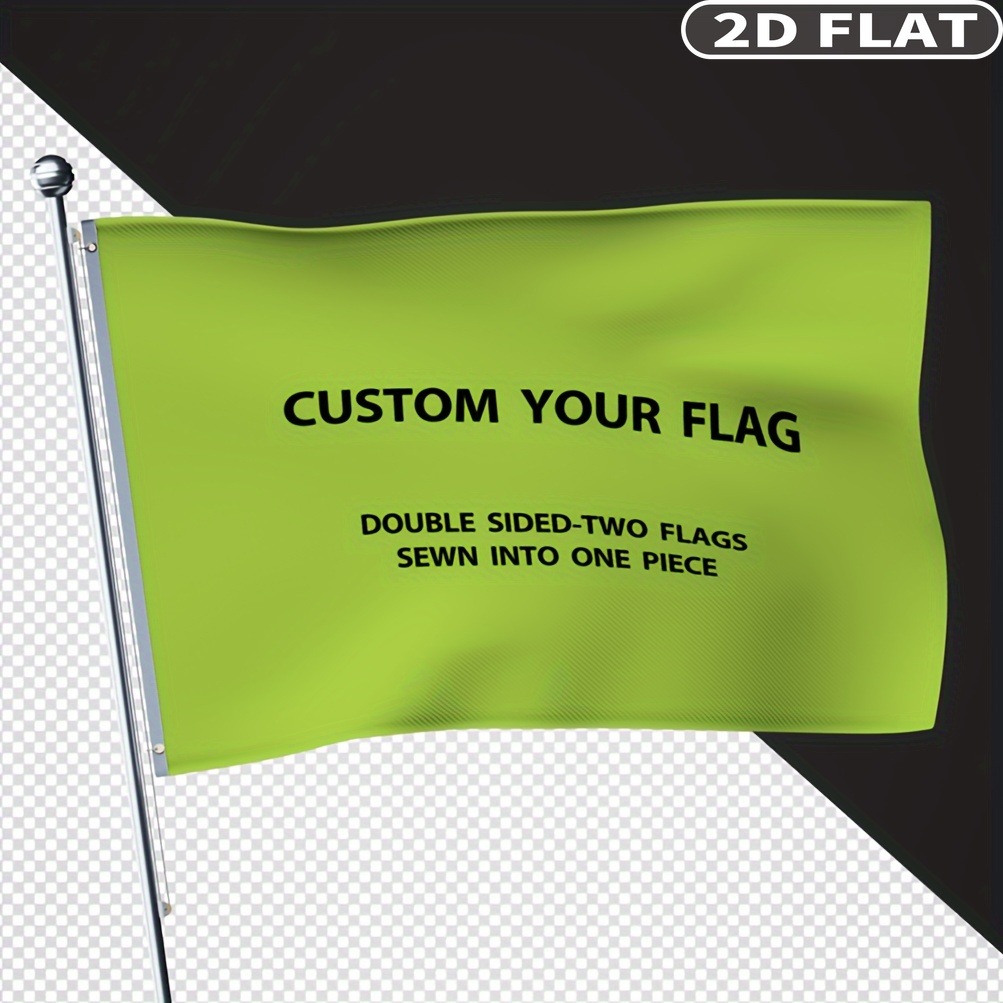 2D FLAT Custom Double-Sided Fl - Wedding Party Supply recension och pris
