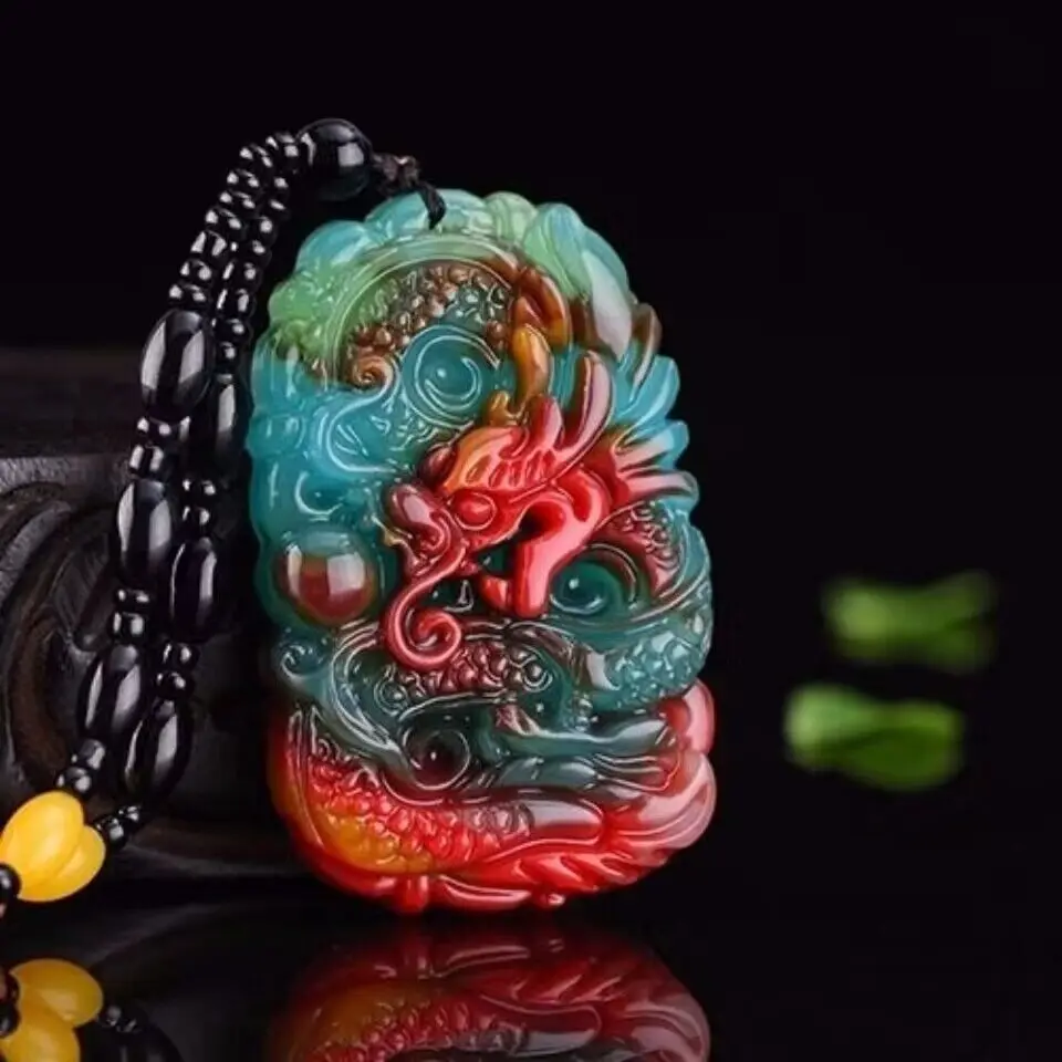 Real Jade Dragon Pendant Neckl - Wedding Yes recension och pris