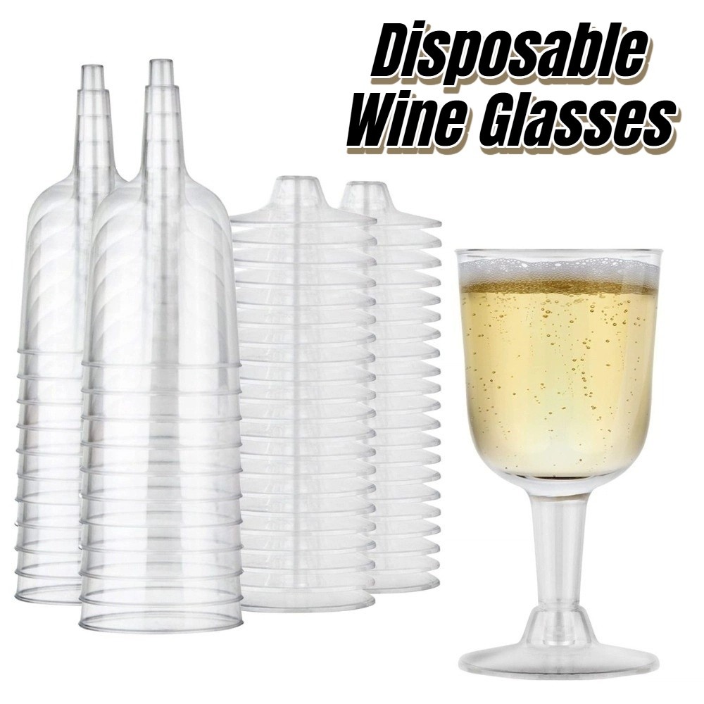25pcs Transparent Disposable W - Champagne Tower Set recension och pris