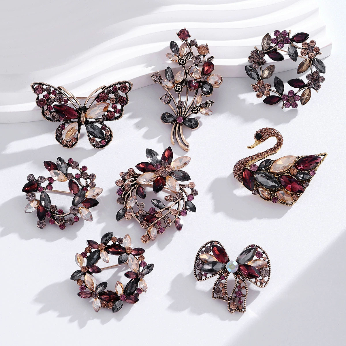 Luxury Crystal Brooch for Wome - Wedding Supply Wholesale recension och pris