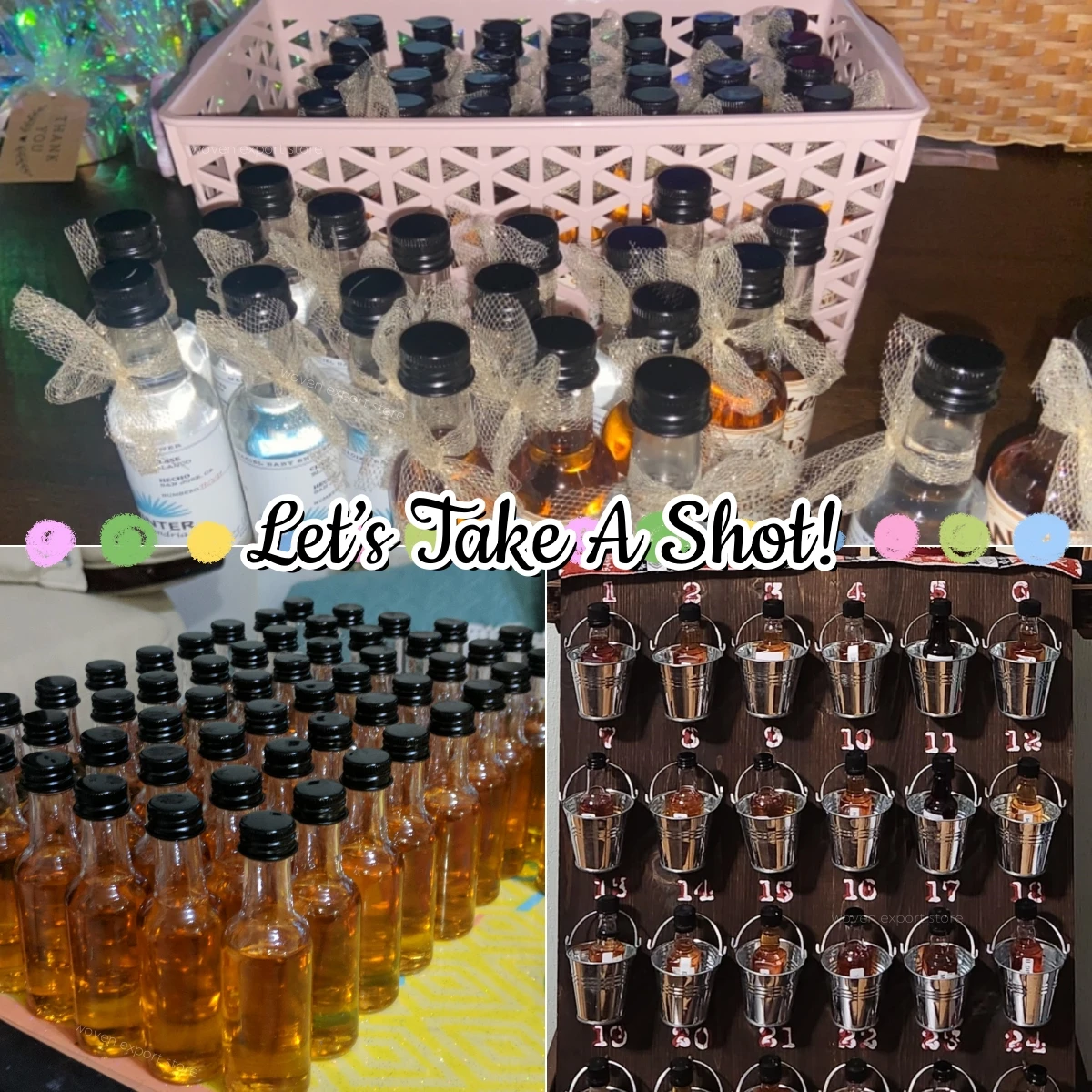 50-100Pcs 1.7oz Mini Liquor Bo - Wedding Alcohol Supply recension och pris