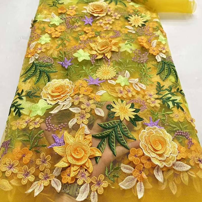 90x130cm 3D Floral Embroidered - Wedding Supply Wholesale recension och pris