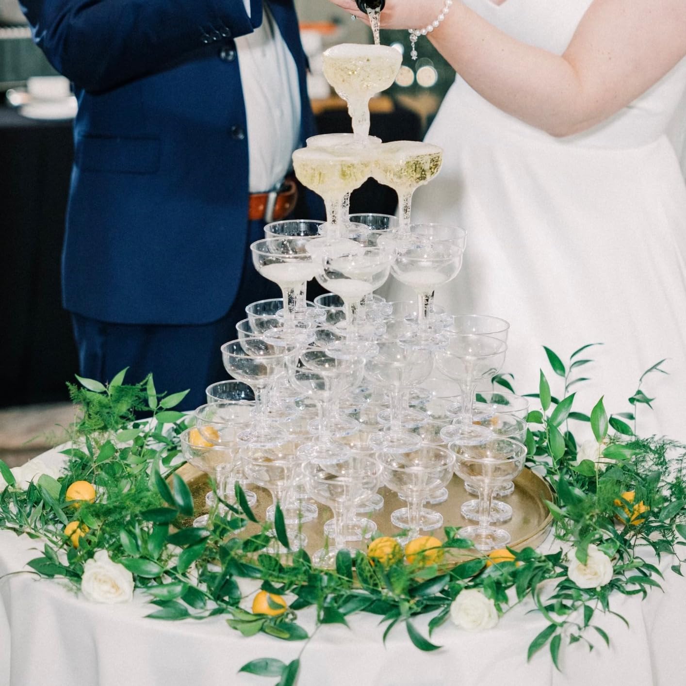 20/40/60Pcs Wedding Champagne  - Champagne Tower Set recension och pris