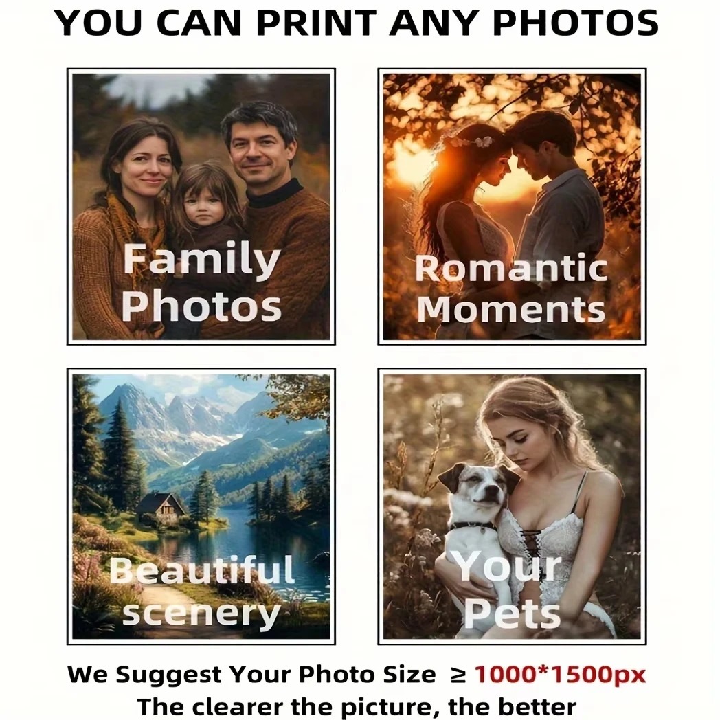 Personalized Photo Canvas, Cus - Wedding Party Supply recension och pris