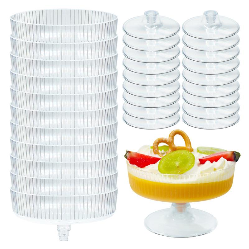 10Pcs Disposable Plastic Marti - Champagne Tower Set recension och pris