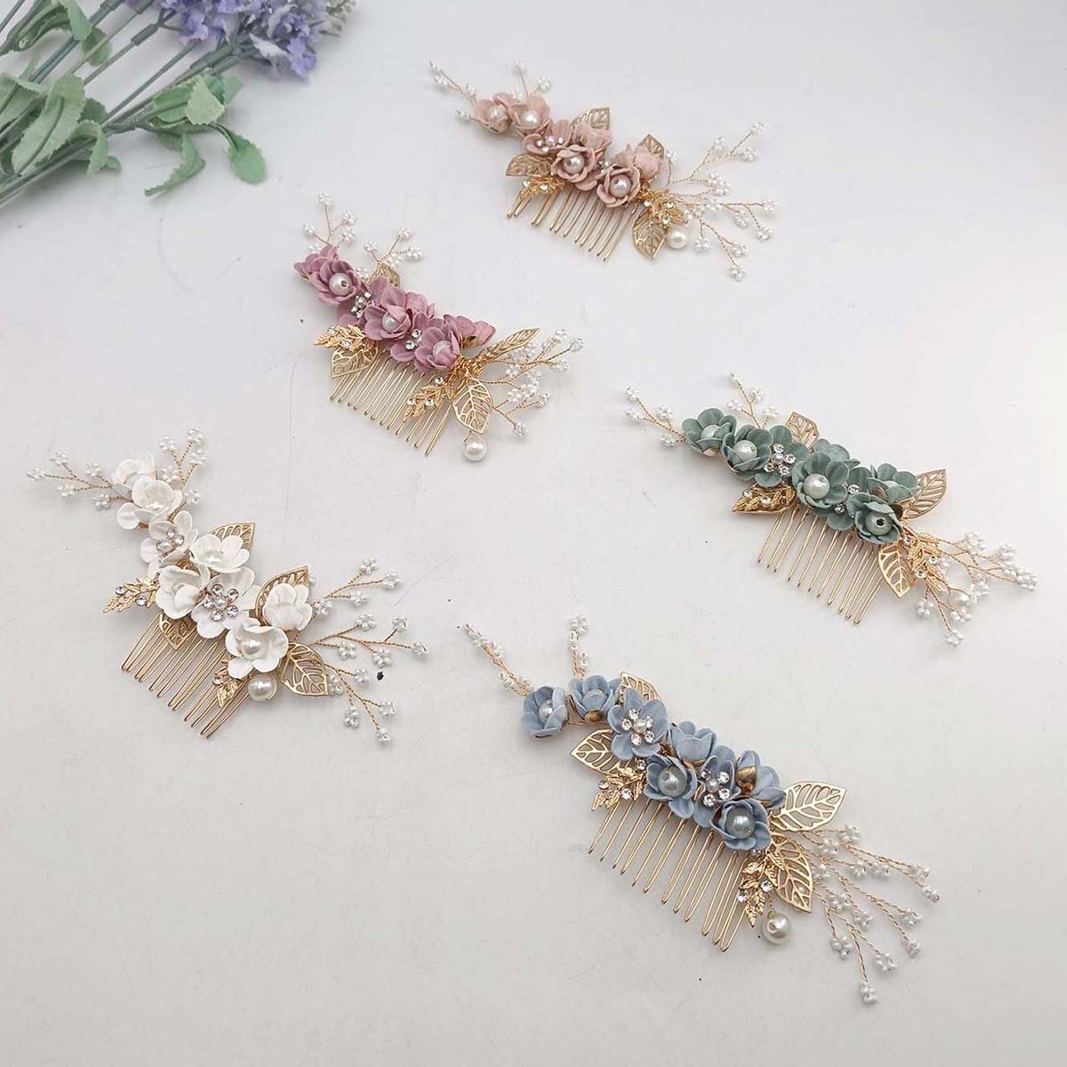 Crystal Pearl Hair Comb Clip P - Wedding Supply Store recension och pris