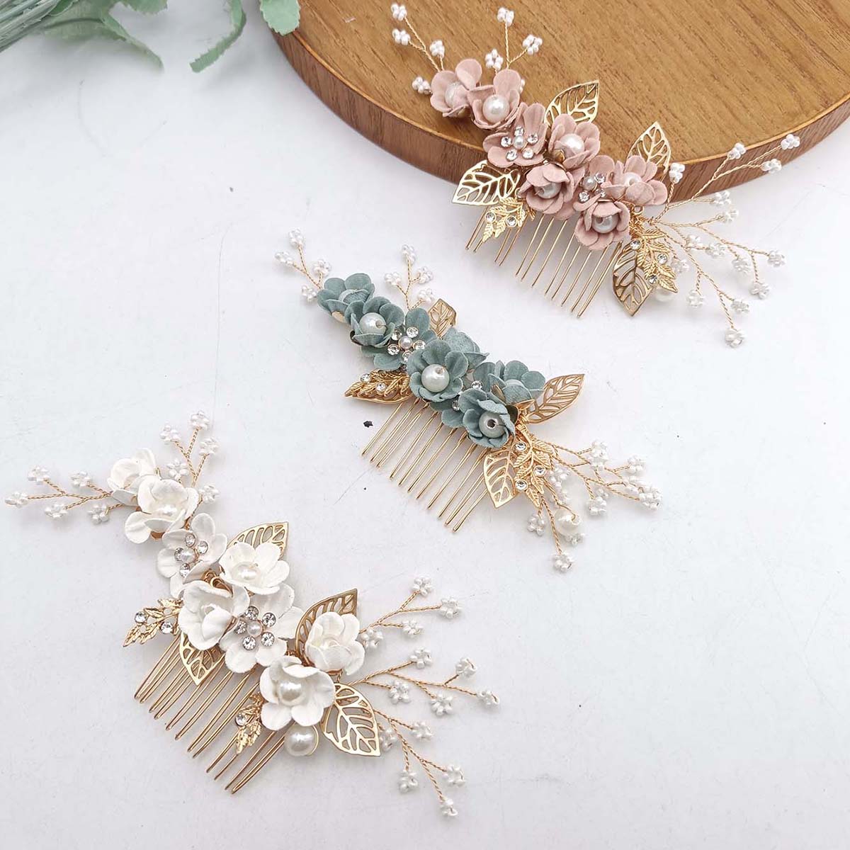 Crystal Pearl Hair Comb Clip P - Wedding Supply Store recension och pris