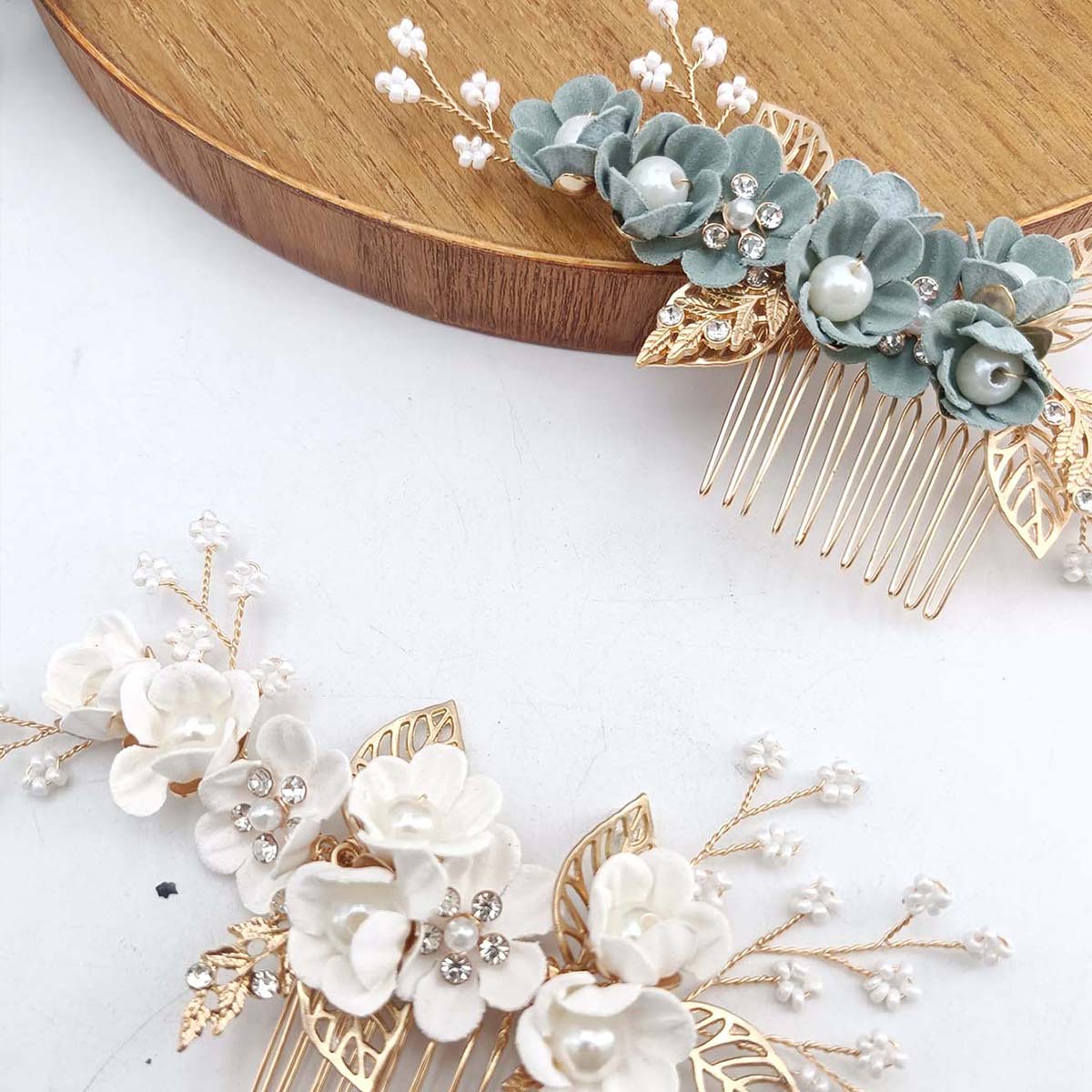 Crystal Pearl Hair Comb Clip P - Wedding Supply Store recension och pris