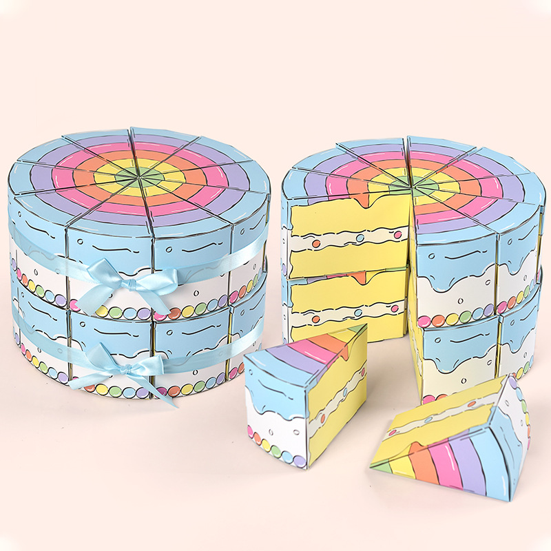 Triangular Cake Shaped Paper G - Wedding Party Supply recension och pris