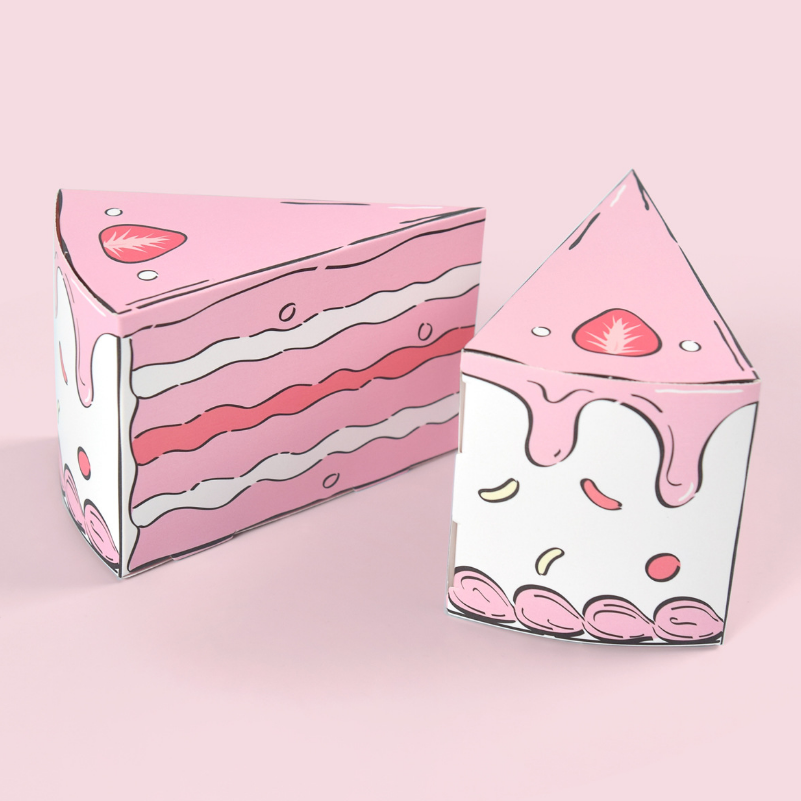 Triangular Cake Shaped Paper G - Wedding Party Supply recension och pris