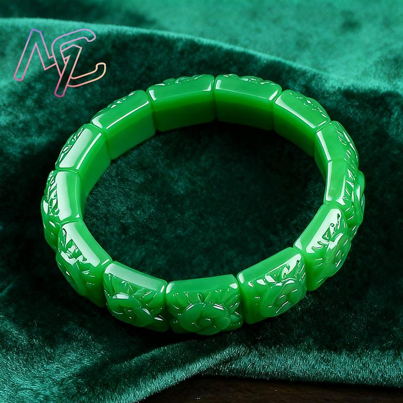 Real Jade Flower Bracelet Bang - Wedding Yes recension och pris