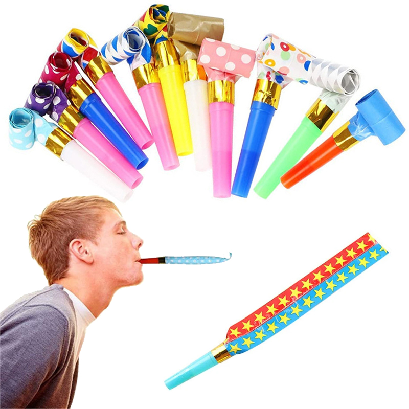 10PCS Blowout Long Nose Whistl - Wedding Event Supply recension och pris
