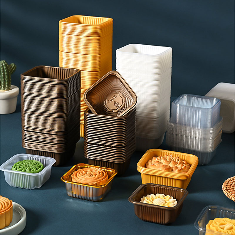 100pcs Mooncake Plastic Tray P - Wedding Event Supply recension och pris