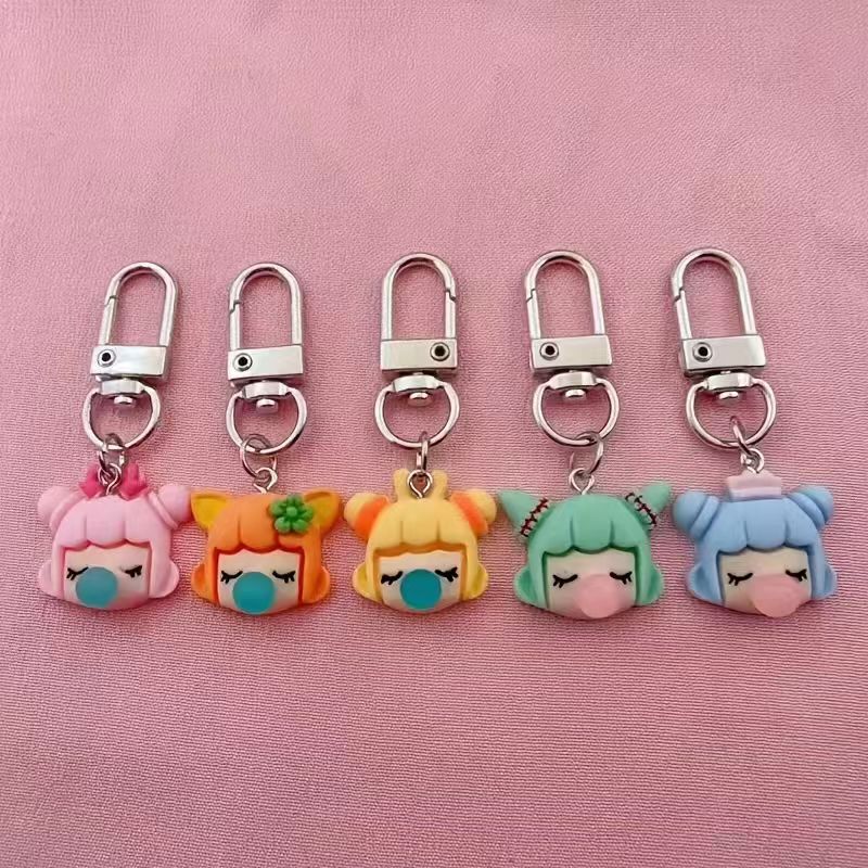 5pcs resin girl keychain, suit - Wedding Yes recension och pris