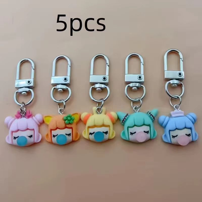 5pcs resin girl keychain, suit - Wedding Yes recension och pris
