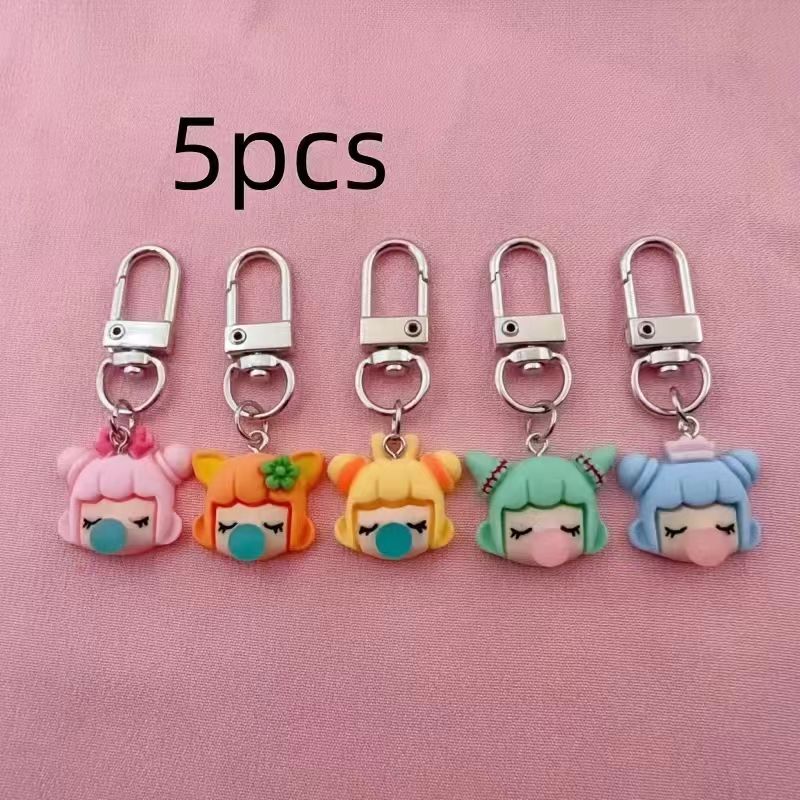 5pcs resin girl keychain, suit - Wedding Yes recension och pris