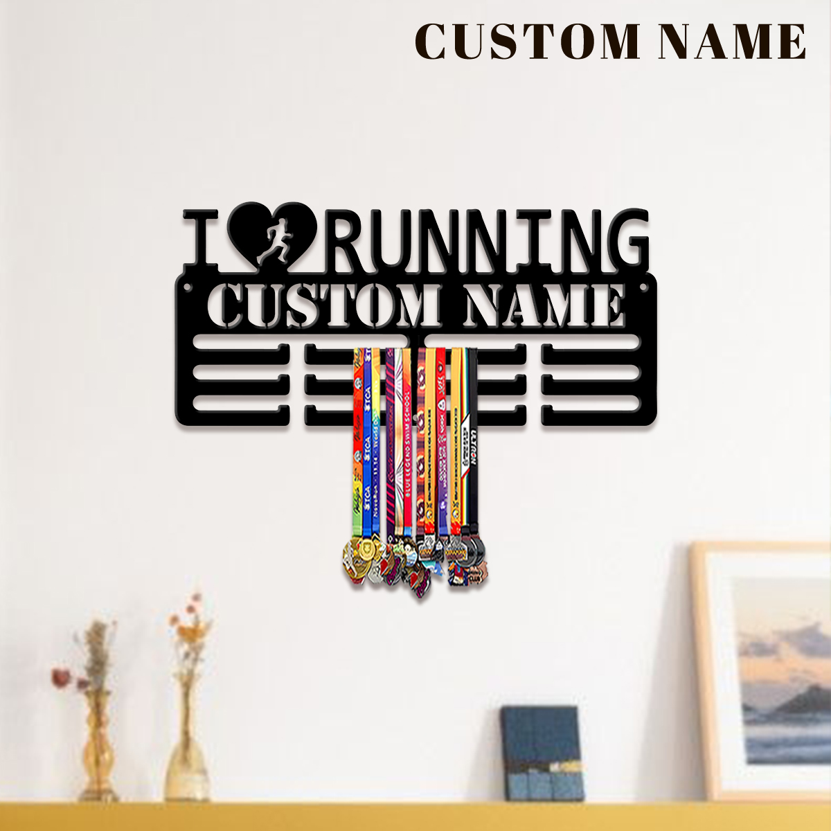 Custom I Love Running Metal Me - Wedding Party Supply recension och pris