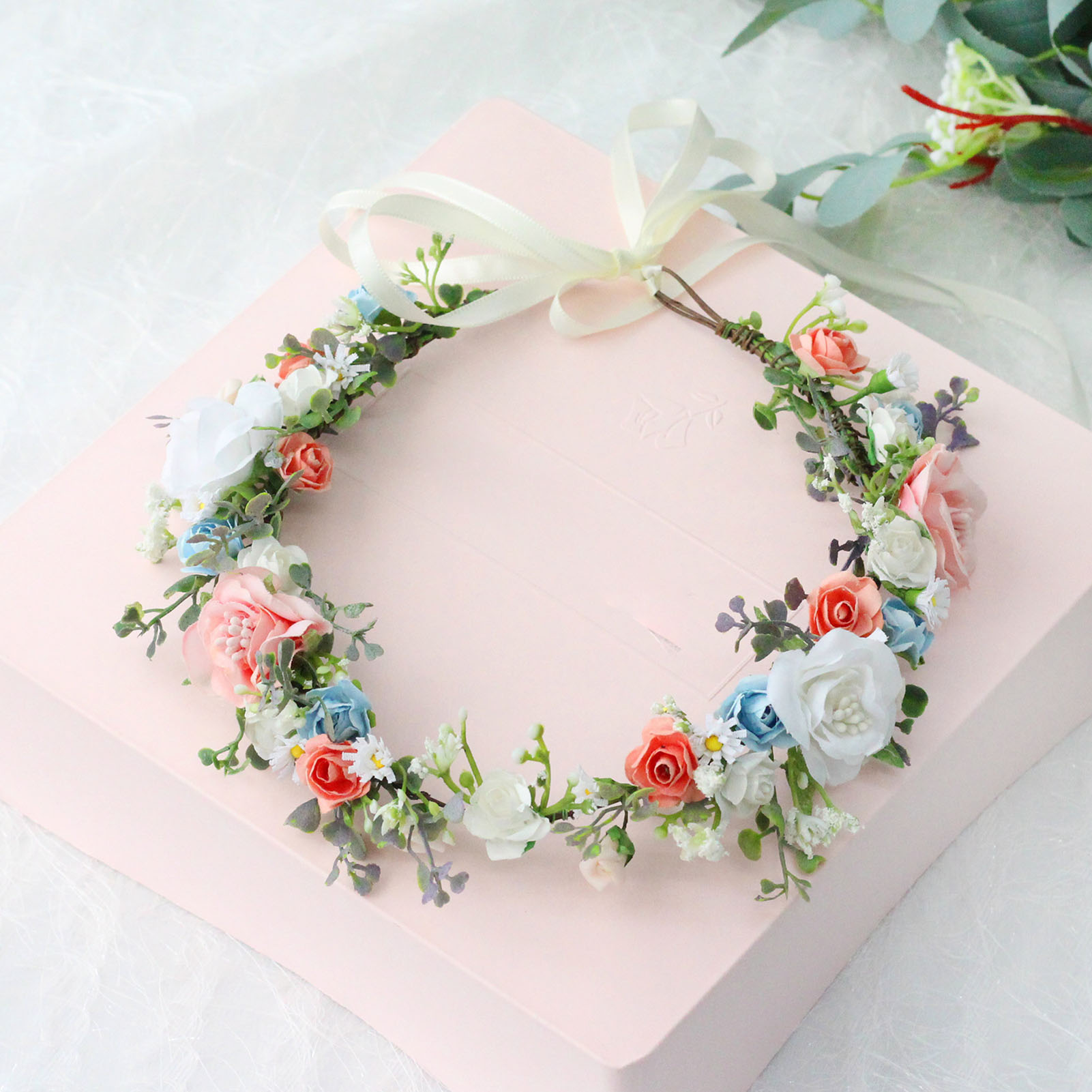 Flower Crown Wreath Bride Garl - Wedding Supply Store recension och pris
