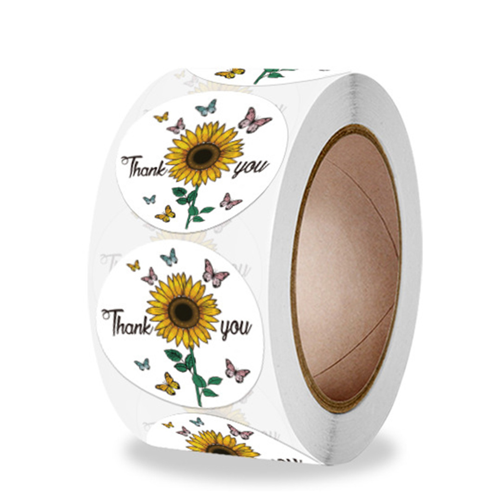 100-500pcs Round Thank You Sti - Wedding Sutra recension och pris
