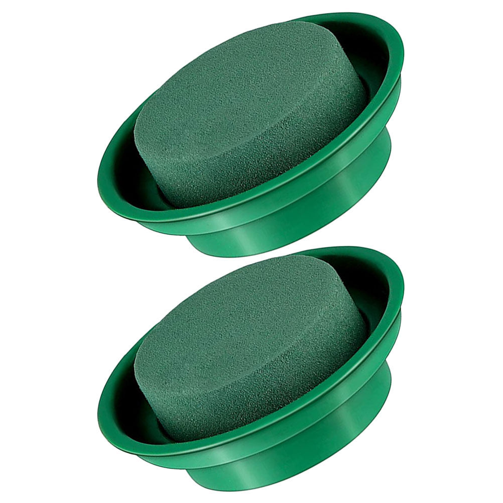 2Pcs Round Floral Mud Floral A - Wedding Event Supply recension och pris