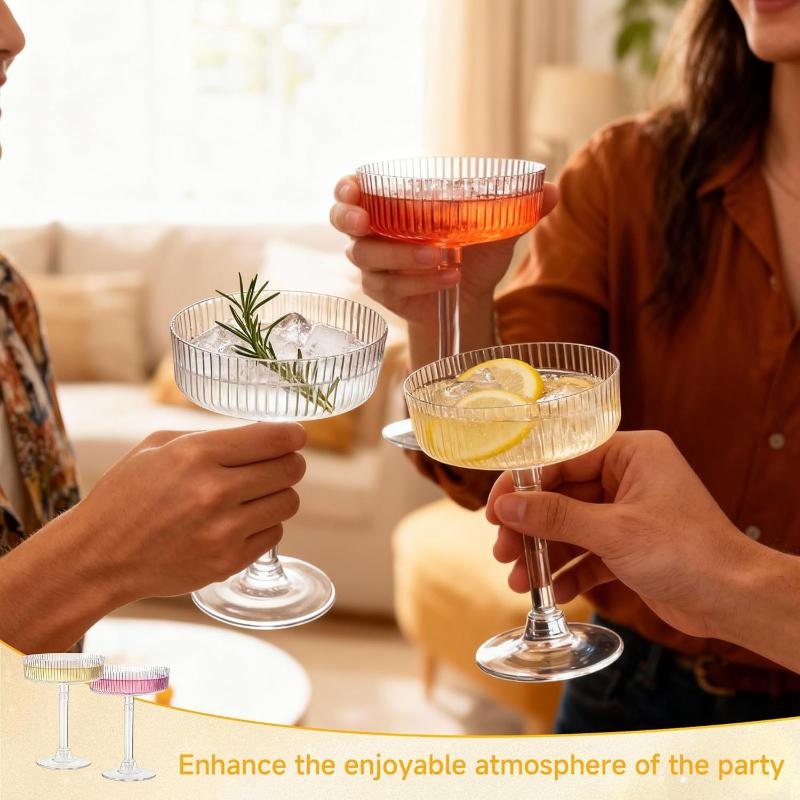 10Pcs Shatterproof Plastic Mar - Champagne Tower Set recension och pris